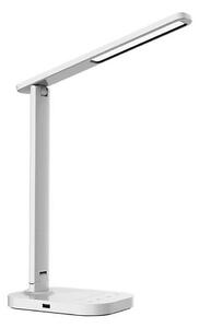 LED Stmievateľná dotyková stolná lampa s USB konektorom KIARA LED/7W/230V biela