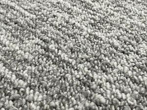 Vopi koberce Kusový koberec Alassio sivý okrúhly - 160x160 (priemer) kruh cm