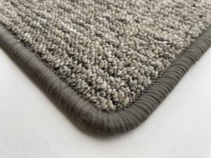 Vopi koberce Kusový koberec Alassio hnedý štvorec - 100x100 cm