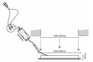 LED Stmievateľné podhľadové svietidlo LED/6W/230V 3000-6500K Wi-Fi Tuya