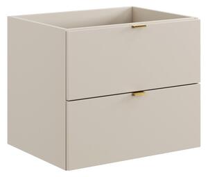 Comad Závesná skrinka pod umývadlo Dalia Cashmere 60 cm kašmír