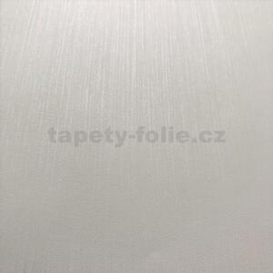 Vliesové tapety na stenu IMPOL Giulia 6785-50, jednofarebná biela s jemnými metalickými prúžkami, rozmer 10,05 m x 0,53 m, NOVAMUR 82196