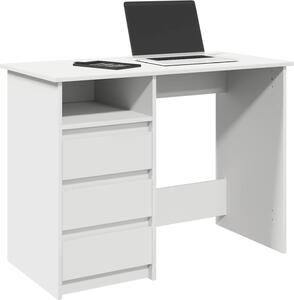Maison Exclusive - Biely písací stôl 102x50x75 cm Drevený materiál
