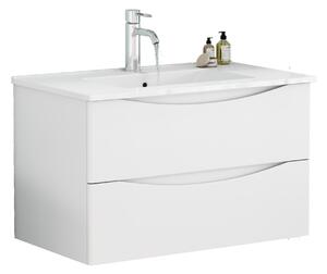 Závesná skrinka pod umývadlo Houseland Nirela 80 cm biela