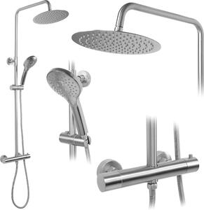 Sprchový set s termostatom Rea VINCENT Brush Nickel