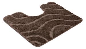 Sada kúpeľňových koberčekov SUPREME WAVES vlny, hnedá