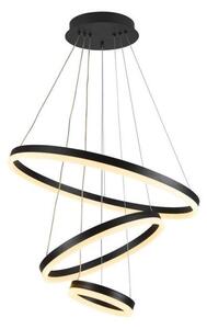 LED Stmievateľný luster na lanku LED/85W/230V 3000-6500K + diaľkové ovládanie