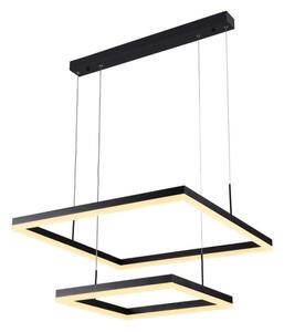 LED Stmievateľný luster na lanku LED/90W/230V 3000-6500K + diaľkové ovládanie