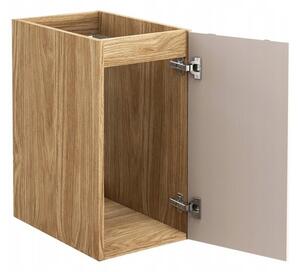 Comad Závesná skrinka pod umývadlo Luxor Beige s doskou 120 cm béžová/dub olejovaný