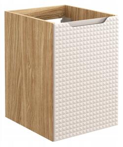 Comad Závesná skrinka pod umývadlo Luxor Beige II s doskou 120 cm béžový/dub olejovaný
