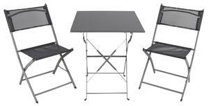 Linder Exclusiv Záhradná súprava BISTRO SET Sivý