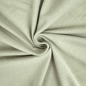 Metráž Tričkovina BIO Bavlna Washed 150g - Zelená khaki svetlá