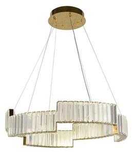 LED Stmievateľný luster na lanku LED/40W/230V 3000-6500K zlatá + diaľkové ovládanie