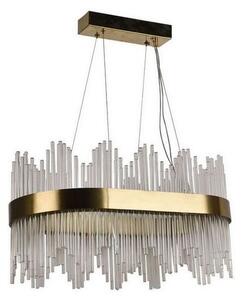 LED Stmievateľný krištáľový luster na lanku LED/70W/230V + diaľkové ovládanie