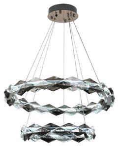 LED Stmievateľný luster na lanku LED/65W/230V 3000-6500K chróm + diaľkové ovládanie