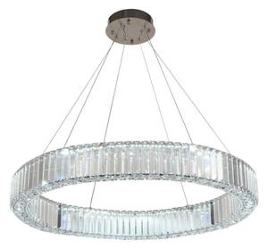 LED Stmievateľný luster na lanku LED/50W/230V 3000-6500K chróm + diaľkové ovládanie