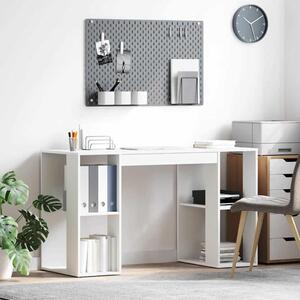 Maison Exclusive – písací stôl, biela drevotrieska, 130 x 50,5 x 75 cm