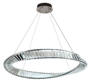 LED Stmievateľný krištáľový luster na lanku LED/50W/230V + diaľkové ovládanie