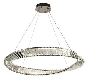 LED Stmievateľný krištáľový luster na lanku LED/50W/230V + diaľkové ovládanie