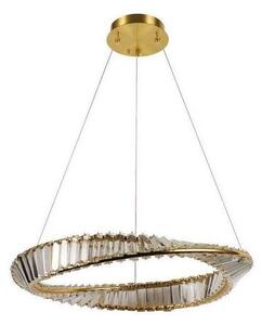 LED Stmievateľný krištáľový luster na lanku LED/40W/230V + diaľkové ovládanie