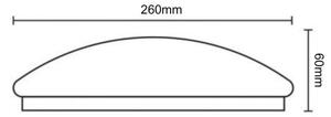 LED Stropné svietidlo so senzorom OPAL LED/12W/230V 4000K