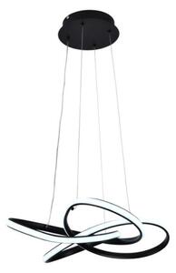 LED Stmievateľný luster na lanku LED/40W/230V 3000-6500K čierna + diaľkové ovládanie