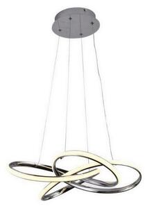 LED Stmievateľný luster na lanku LED/65W/230V 3000-6500K šedá + diaľkové ovládanie