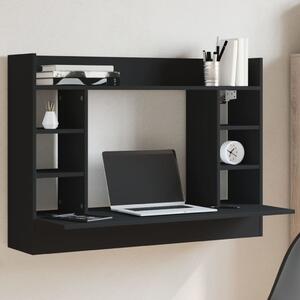 Maison Exclusive - Nástenný písací stôl ierny 105x48x75 cm Drevený materiál