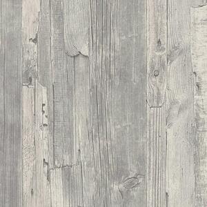 Vliesové tapety na stenu IMPOL 95405-4 Wood and Stone 2, drevo vintage sivé, rozmer 10,05 m x 0,53 m, A.S.Création