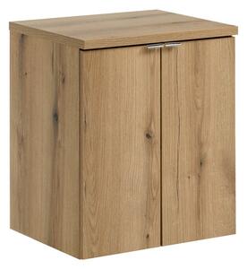 Comad Závesná skrinka pod umývadlo Nova Oak s doskou 50 cm dub evoke