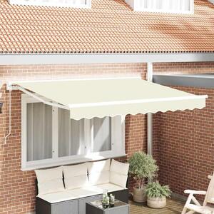 Maison Exclusive – Rám markízy, krémová farba, 250 x 200 cm, polyester sPolyuretánpovrchovou úpravou