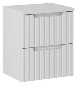 Comad Závesná skrinka pod umývadlo Nova White I s doskou 50 cm biela