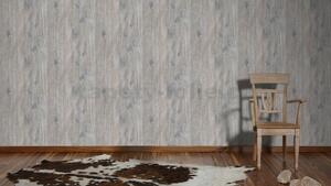 Vliesové tapety na stenu IMPOL 31991-5 Wood and Stone 2, drevo s patinou tmavo hnedé, rozmer 10,05 m x 0,53 m, A.S.Création
