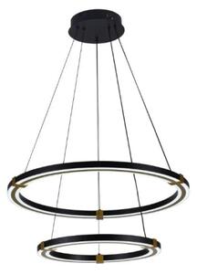 LED Stmievateľný luster na lanku LED/130W/230V 3000-6500K + diaľkové ovládanie