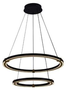 LED Stmievateľný luster na lanku LED/130W/230V 3000-6500K + diaľkové ovládanie