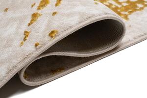 Exkluzívny glamour koberec v zlatej farbe Zlatá Šírka: 80 cm | Dĺžka: 150 cm