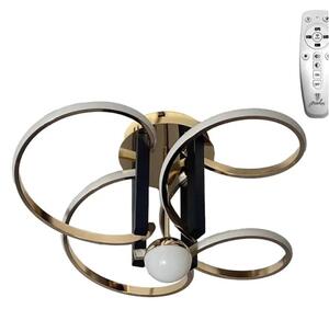 LED Stmievateľný prisadený luster LED/80W/230V 3000-6500K + diaľkové ovládanie