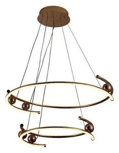 LED Stmievateľný luster na lanku LED/80W/230V 3000-6500K + diaľkové ovládanie