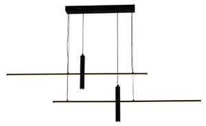 LED Stmievateľný luster na lanku LED/70W/230V 3000-6500K + diaľkové ovládanie