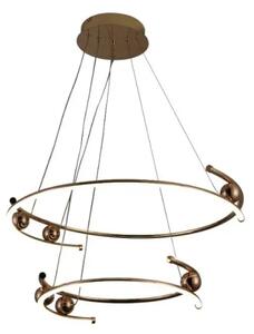LED Stmievateľný luster na lanku LED/80W/230V 3000-6500K + diaľkové ovládanie