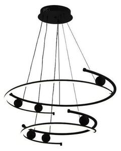 LED Stmievateľný luster na lanku LED/80W/230V 3000-6500K + diaľkové ovládanie