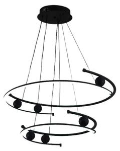 LED Stmievateľný luster na lanku LED/80W/230V 3000-6500K + diaľkové ovládanie