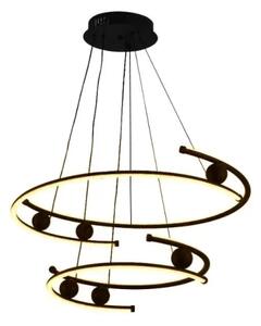 LED Stmievateľný luster na lanku LED/80W/230V 3000-6500K + diaľkové ovládanie