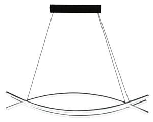 LED Stmievateľný luster na lanku LED/70W/230V 3000-6500K + diaľkové ovládanie