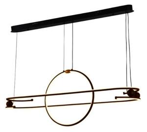 LED Stmievateľný luster na lanku LED/95W/230V 3000-6500K + diaľkové ovládanie