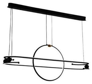 LED Stmievateľný luster na lanku LED/95W/230V 3000-6500K + diaľkové ovládanie