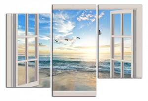 Moderný obraz Okno na pláž