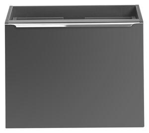Comad Závesná skrinka SantaFe Lola s doskou a umývadlami 120 cm čierna
