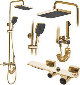Sprchový set Rea HELIX Gold