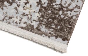 Béžovo-sivý dizajnový vintage koberec Béžová Šírka: 80 cm | Dĺžka: 150 cm